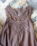 Lace Gypsy Dress in Mocha: Alternate View #2