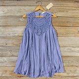 Lace Gypsy Dress in Slate: Alternate View #1