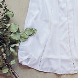 Lace Gypsy Dress in White (wholesale): Alternate View #3