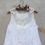 Lace Gypsy Dress in White (wholesale): Alternate View #2