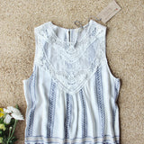 Lace Gypsy Top in Eucalyptus: Alternate View #2