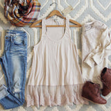 The Lace Hem Layering Tank: Alternate View #1