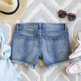 Laced Denim Shorts: Alternate View #3