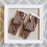 Winter Lace Boot Socks in Timber: Alternate View #1