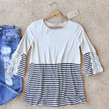 Lace Sleeve Tee: Alternate View #1