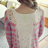 The Lace & Stripe Tee: Alternate View #2