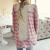 The Lace & Stripe Tee: Alternate View #1