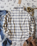 Tied Plaid Top: Alternate View #4