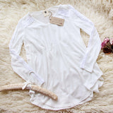 Lace Trim Thermal Tee: Alternate View #3