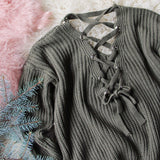 Cooper Lace-Back Sweater: Alternate View #3