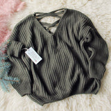 Cooper Lace-Back Sweater: Alternate View #4