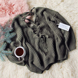 Cooper Lace-Back Sweater: Alternate View #2