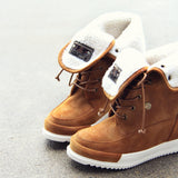 Lace & Cuffed Booties: Alternate View #2