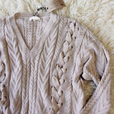 Laced Front Sweater: Alternate View #3