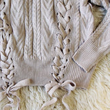 Laced Front Sweater: Alternate View #4