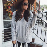 Laced Front Sweater: Alternate View #1