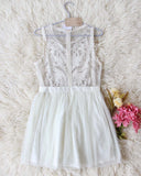 Laced in Sky Dress in Ivory: Alternate View #4