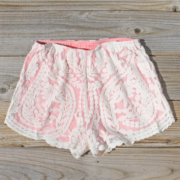 Laced In Snow Shorts: Featured Product Image