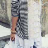 Lace & January Tee: Alternate View #1