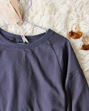 Laced Sweatshirt in Charcoal: Alternate View #3