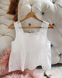 Lace & Eyelet Layering Tank: Alternate View #3