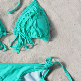 Lagoon Fringe Bikini: Alternate View #2