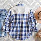 Lake Cabin Plaid Top: Alternate View #4