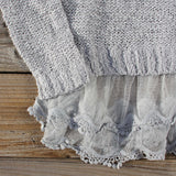 Lake Chelan Lace Sweater in Fog: Alternate View #3