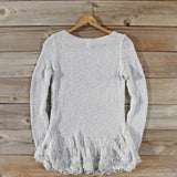 Lake Chelan Lace Sweater in Fog: Alternate View #4