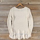 Lake Chelan Lace Sweater in Haze: Alternate View #4