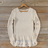 Lake Chelan Lace Sweater in Haze: Alternate View #1