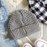 The Lake Easton Beanie in Gray: Alternate View #3