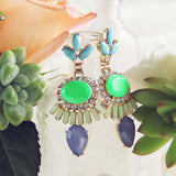 Desert Mint Earrings: Alternate View #1