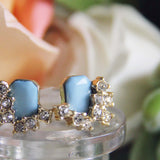 Lake & Sky Stud Earrings: Alternate View #2