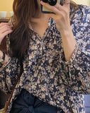 Lark Floral Top: Alternate View #2