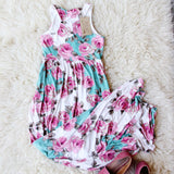 Lattice Rose Maxi Dress: Alternate View #4