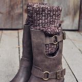 Laurel & Arrow Sweater Boots: Alternate View #2