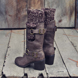 Laurel & Arrow Sweater Boots: Alternate View #1