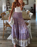 Lavender Shadows Maxi Skirt: Alternate View #3