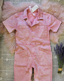 Lavender Farm Coveralls in Pink: Alternate View #2