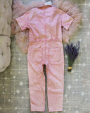 Lavender Farm Coveralls in Pink: Alternate View #4