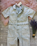 Lavender Farm Coveralls in Sage: Alternate View #2
