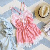 Le Fleur Lace Romper: Alternate View #1