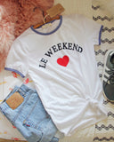 Le Weekend Cozy Tee: Alternate View #1