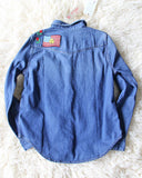 Levi's Patched Denim Top: Alternate View #3