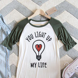 The Lovebulb Tee: Alternate View #2