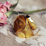 Lilac & Druzy Ring: Alternate View #3