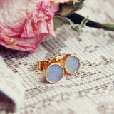 Lilac Quartz Earrings: Alternate View #1