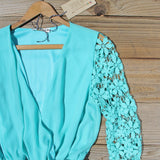 Lilac Valley Romper in Mint: Alternate View #2