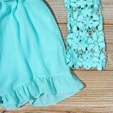 Lilac Valley Romper in Mint: Alternate View #3